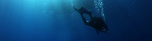 Subacuática monitor buceo con años de experiencia