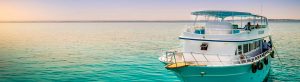 Vida a bordo en barco de viajes de buceo